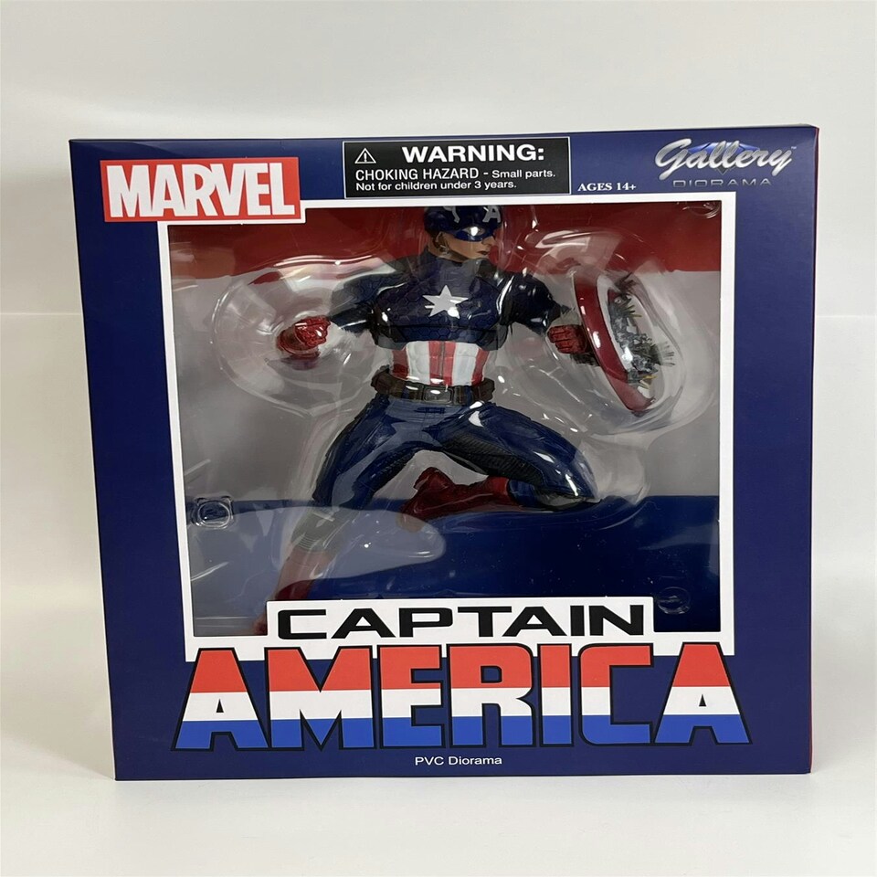image 1 of Captain America 9 Inch Gallery Diorama Diamond Select AUG172640