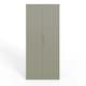 image 4 of Luno 2 Door Double Wardrobe - Ash Green Green
