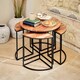 image 3 of Acacia Nesting Tables Set of 5
