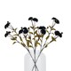 image 4 of Hill Interiors Chrysanthemum Artificial Flower - Black - One Size