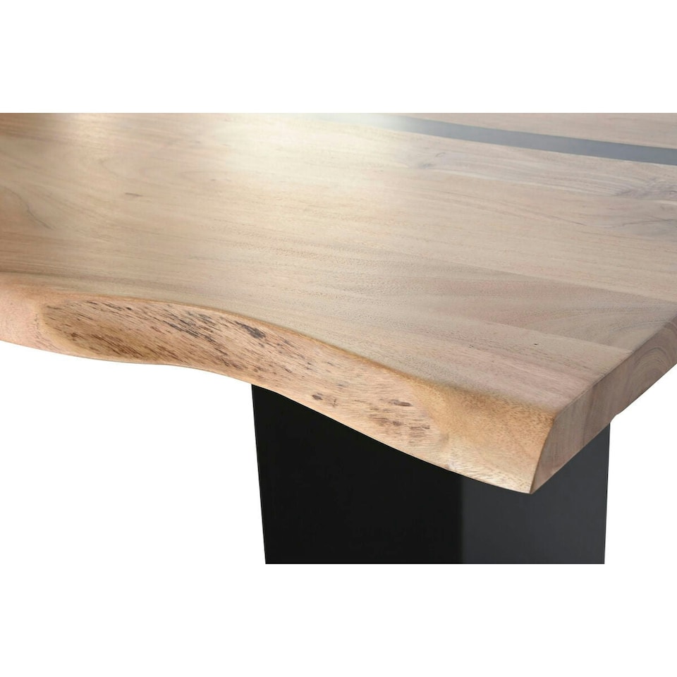 image 1 of Dining Table Home ESPRIT Metal Acacia 200 x 100 x 76 cm N/A