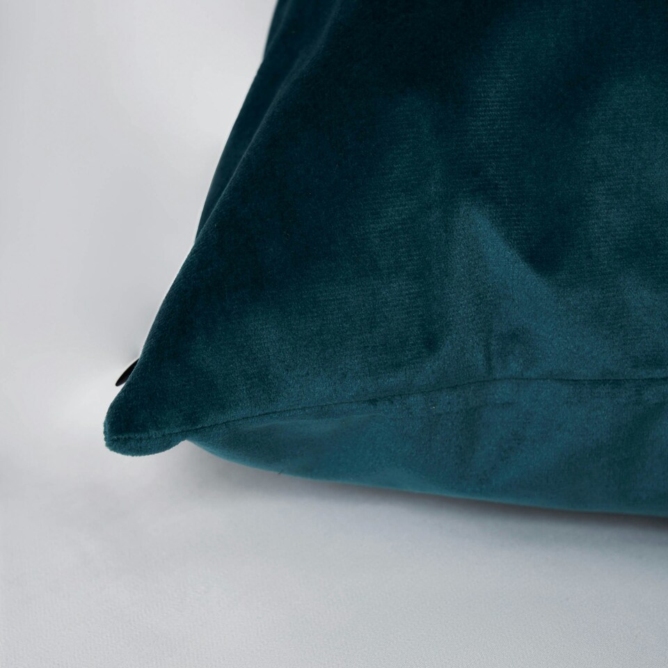 image 1 of BHS Velour Cushion, Teal