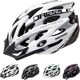 image 4 of Cycle Helmet MTB Bike Bicycle Skateboard Scooter Hoverboard Safety Helmet - Drizzle White | White | L