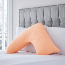 Charlotte Thomas Poetry Poetry V Shape Ortho Peach Pillowcase Pink | Peach