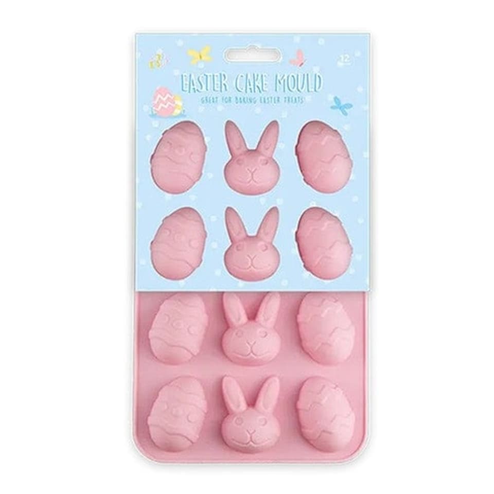 Easter Character Pastel Pink Silicone Non-Stick Cake Mould | Pink