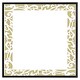 image 3 of Egyptian hieroglyphs golden border (Picture Frame) Brown | Oak | XS