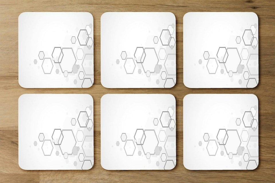 image 1 of Abstract hexagon (Coaster)