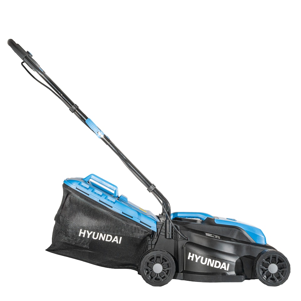 image 1 of Hyundai Cordless Lawnmower 20v 4Ah Battery Powered 33cm 32L HY20CLM33