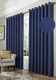 image 1 of Diamond Blackout Eyelet Curtains - Blue - 229 cm x 182cm