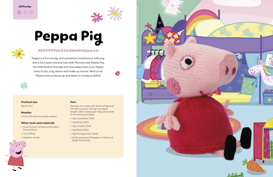 image 1 of Knitting Peppa Pig - Over 20 Adorable Patterns Book