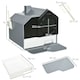 image 4 of PawHut Hooded Cat Litter Tray w/ Scoop, Drawer Pan, Handle, Deodorants