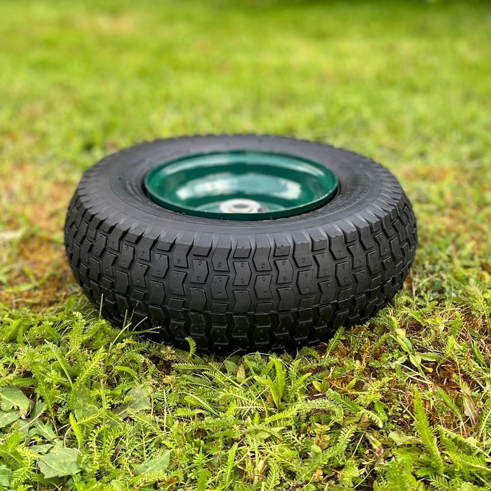 image 1 of Garden Trolley Cart Replacement Wheels (12 Inch - 30cm) - Pack of 2