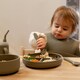 image 5 of Tiny Dining Baby Silicone Weaning Bib - Silver Sage | Green | Silver Sage
