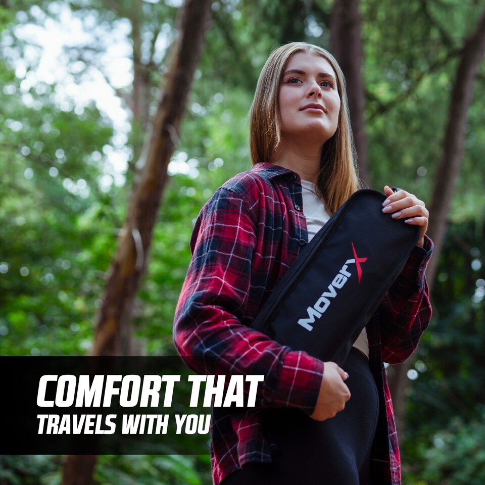 image 1 of MoverX Ultra Lightweight High Back Camping Chair, Foldable Garden Outdoor Picnic BBQ Festival Camp Chairs - Pack of 4