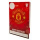 image 2 of Manchester United FC Birthday Card With Stickers - Red/Yellow - 22cm x 15cm