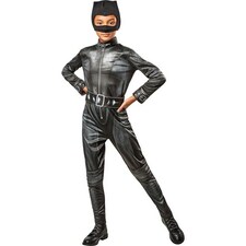 Batman Childrens/Kids Deluxe Selina Kyle Costume - Black - S S