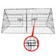 image 5 of HugglePets Triangle Metal Hutch - 5Ft Silver