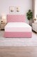 image 1 of 4FT Small Double  Watermelon Pink Coniston Divan Bed Set with Headboard & Orthopedic Mattress 2 Drawers One Each Side