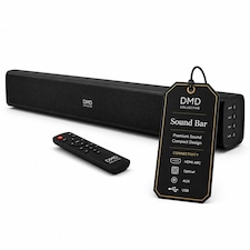 DMD -In-One Sound Bar For TV with Remote, Bluetooth, Optical, AUX Inputs