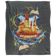 Harry Potter Hogwarts Castle Blanket - Multicoloured - One Size