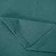 image 3 of Teal Linen Fabric Blackout Eyelet Curtains - 46x63 Inch Drop - 2 Panel Green