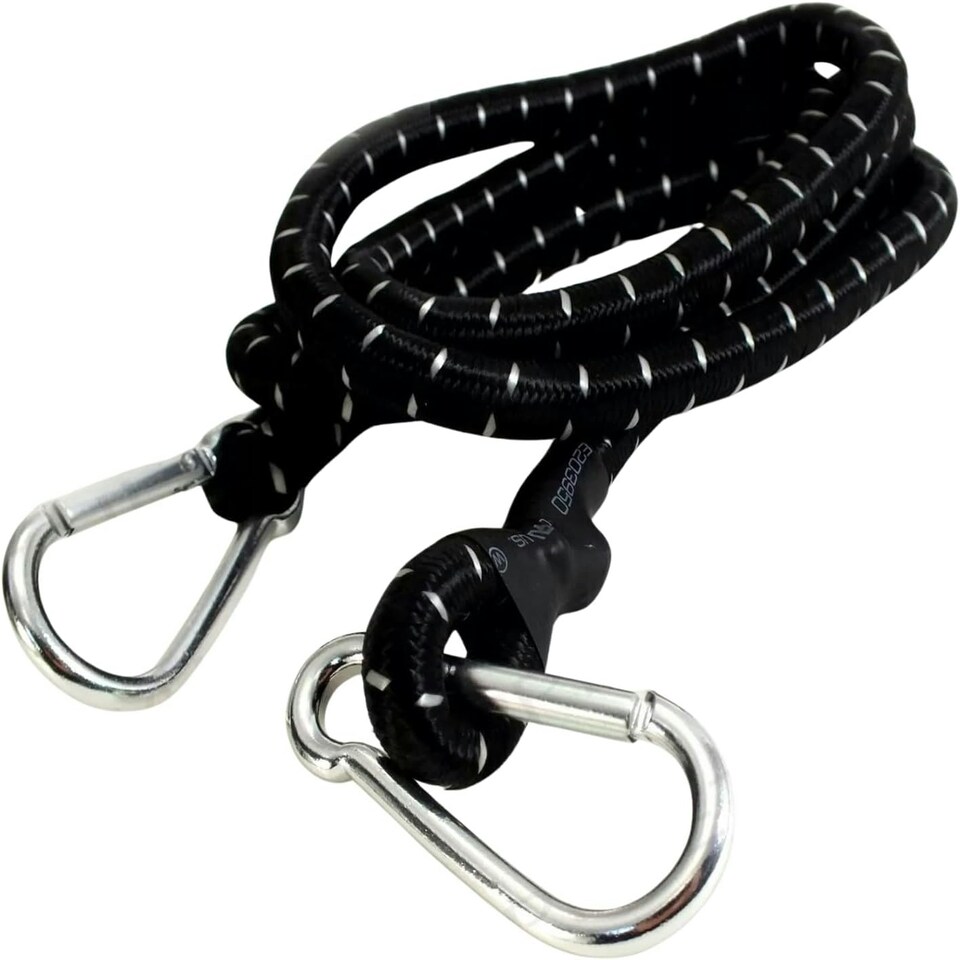 image 1 of Marco Paul Heavy Duty Bungee Cords With Carabiner Clips 60"
