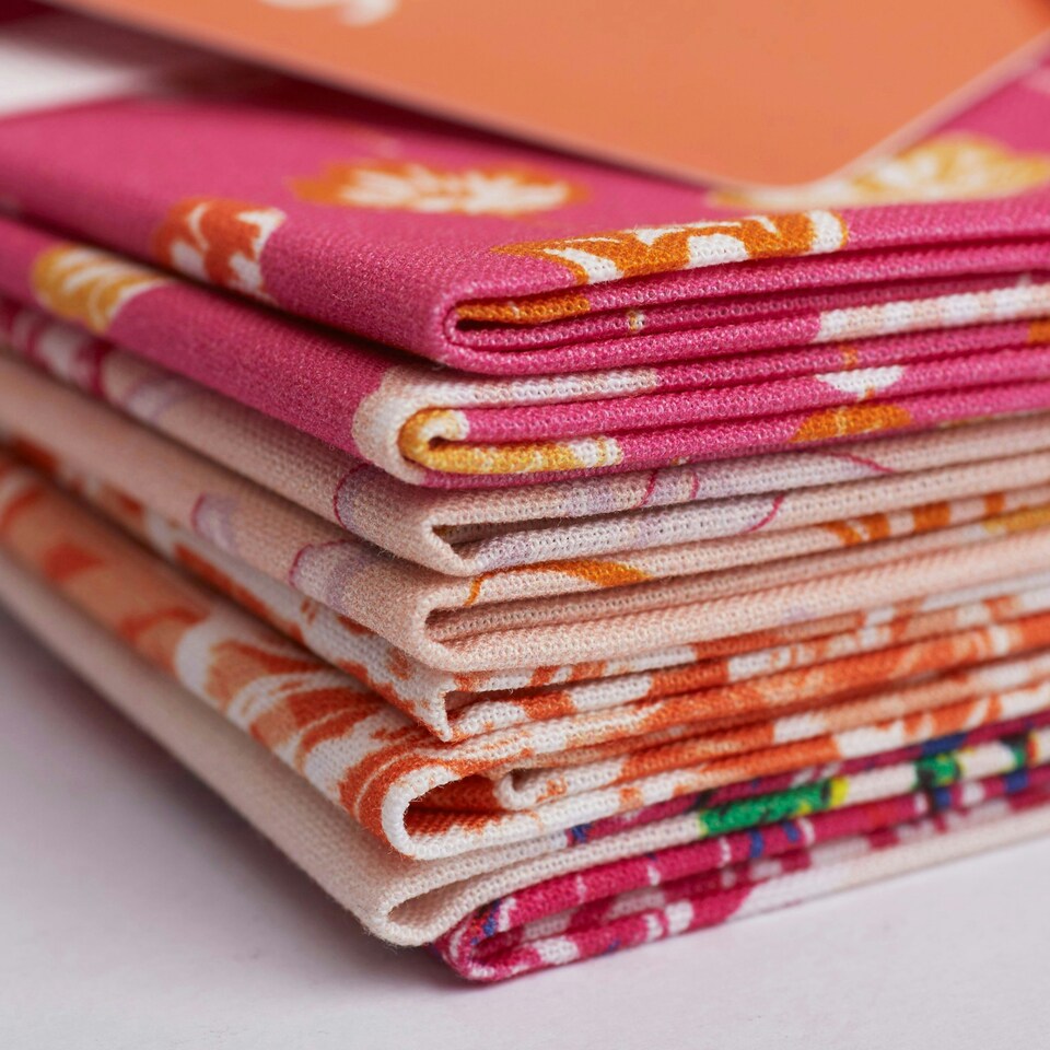 image 1 of RHS Fat Quarter Fabric Bundle, Bloom, 45 x 56cm