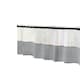 image 2 of Gingham Kitchen Cafe Panels - Black - 140xm x 60cm