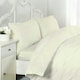 image 5 of Egyptian Cotton 12" Fitted Sheet 200 Thread Count Light - Cream - King