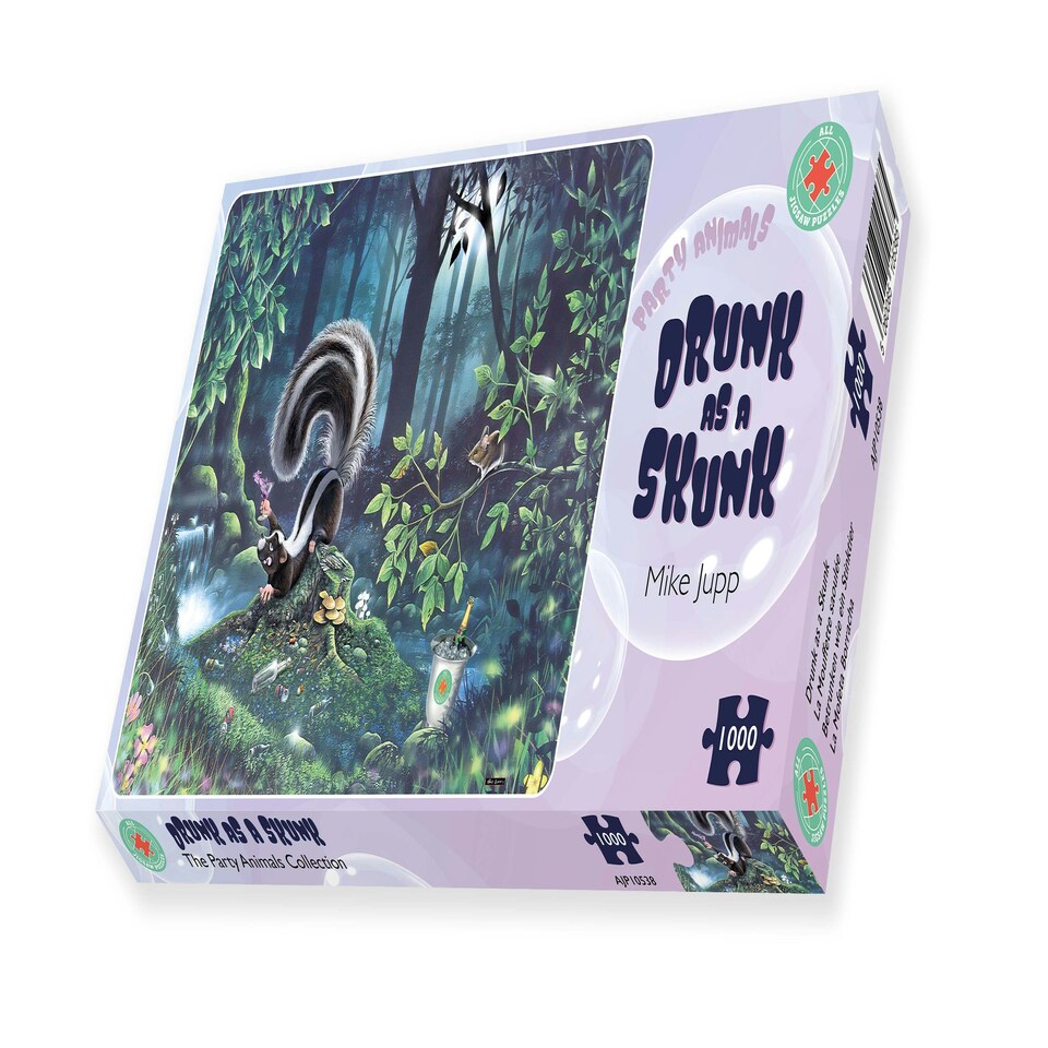 image 1 of Drunk as a Skunk - Mike Jupp 1000 Pieces Jigsaw Puzzles