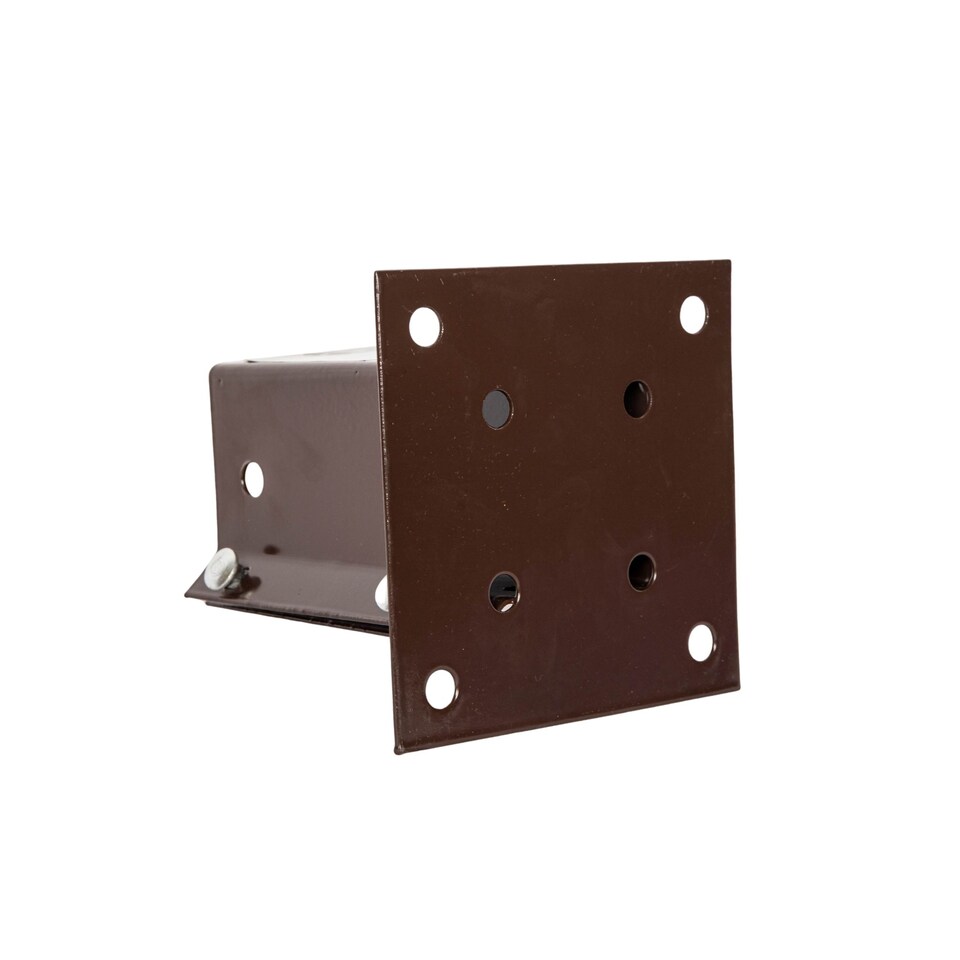 image 1 of 75mm x 75mm (3" x 3") Metal Garden Fence Post Holder / Spike