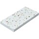 image 1 of NOVECRAFTO Vinyl Floor Tiles Self Adhesive – 12x24in Peel and Stick Rectangular Flooring for Kitchen, Bathroom & Living Room – White Terrazzo Look with Flecks White | 1.85 sqm