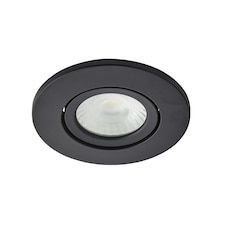BHS Cal LED Fire Rated IP65 Recessed Spotlight | Black | Satin Black | 1