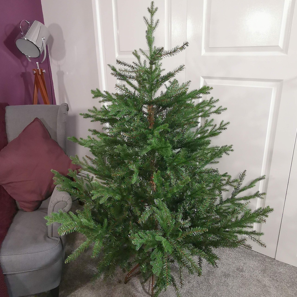 image 1 of 5ft (153cm) Premier Christmas Tree  Glenshee Spruce PE/PVC Natural Look