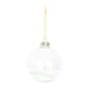 image 1 of Something Different Christmas Wish Glass Hanging Bauble - Transparent - One Size