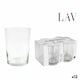 image 1 of Set of glasses LAV Best offer 4 Pieces (4 Units) (12 Units) (520 ml) N/A