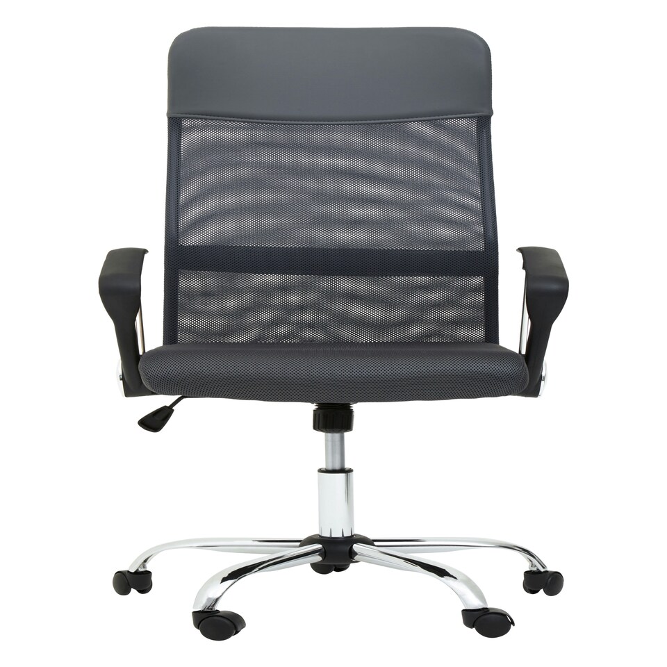 image 1 of Interiors by Premier Brent Grey Mesh Home Office Chair