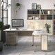 image 3 of Prima Desk 120cm in Oak with Silver Grey Steel Legs