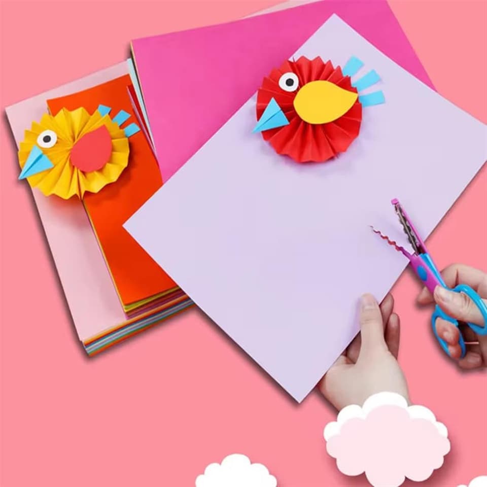image 1 of Pack of 20 A2 Bristol Board Colored Craft Papers 230gsm