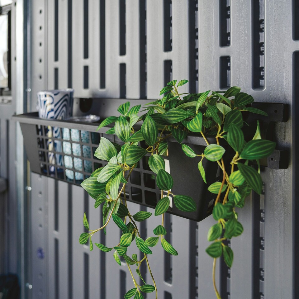 image 1 of Suncast Basket Storage Set - Pack of 2 Black
