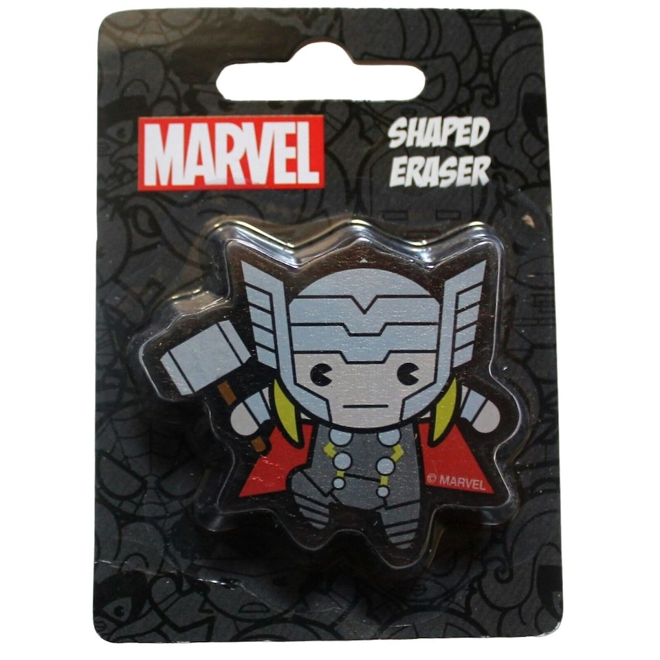 Marvel Shaped Thor Eraser - Grey - One Size
