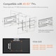 image 4 of VonHaus Long Reach Articulating TV Wall Bracket for 40-85" Screens