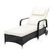 image 1 of Rattan Sun Lounger Bed with Reclining function Garden and Outdoor