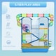 image 2 of PawHut 5 Tiers Hamster Cage Animal Travel Carrier Habitat, Blue