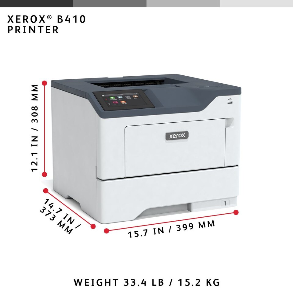 image 1 of Xerox B410 A4 Mono Laser Printer
