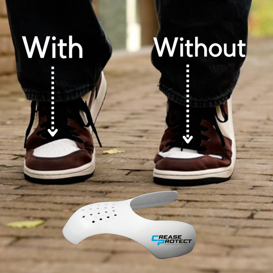 image 1 of Crease Protect Shield - The Ultimate Shoe Crease Protectors and Sneaker Shoe Shield (UK 7-12)