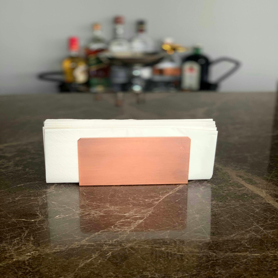 image 1 of Copper Napkin Holder