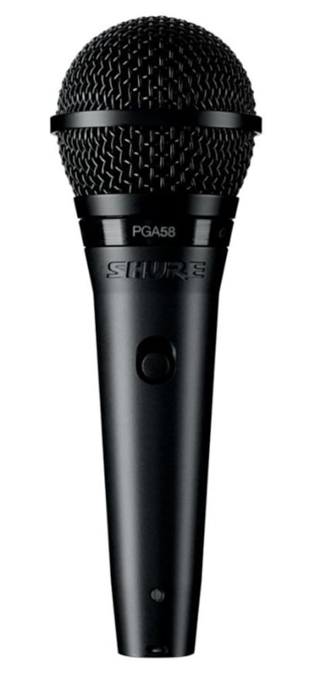 image 1 of SHURE - Cardioid Dynamic Vocal Microphone on Tripod with Accessories