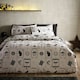 image 2 of Catherine Lansfield Enchanted Witchcraft Reversible Duvet Cover Set Black / Natural Black | Black / Natural | Double