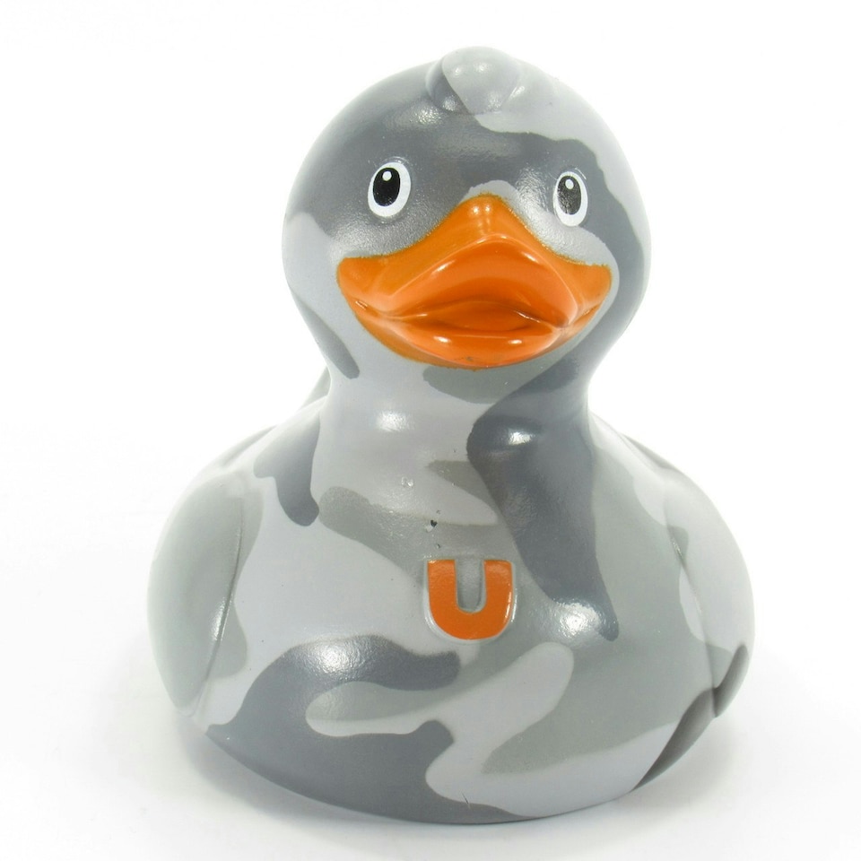 image 1 of Bud Ducks Luxury Rubber Duck Camo Grey